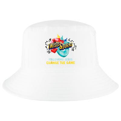 Twists And Turns VBS Follow Jesus Change The Games Cool Comfort Performance Bucket Hat