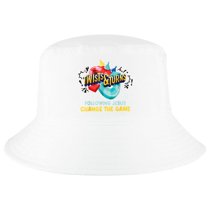 Twists And Turns VBS Follow Jesus Change The Games Cool Comfort Performance Bucket Hat