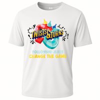 Twists And Turns VBS Follow Jesus Change The Games Cooling Performance Crew T-Shirt