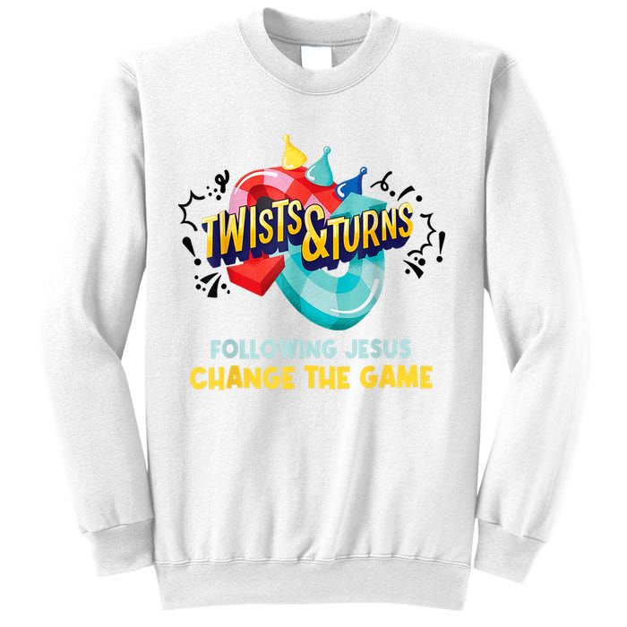 Twists And Turns VBS Follow Jesus Change The Games Sweatshirt