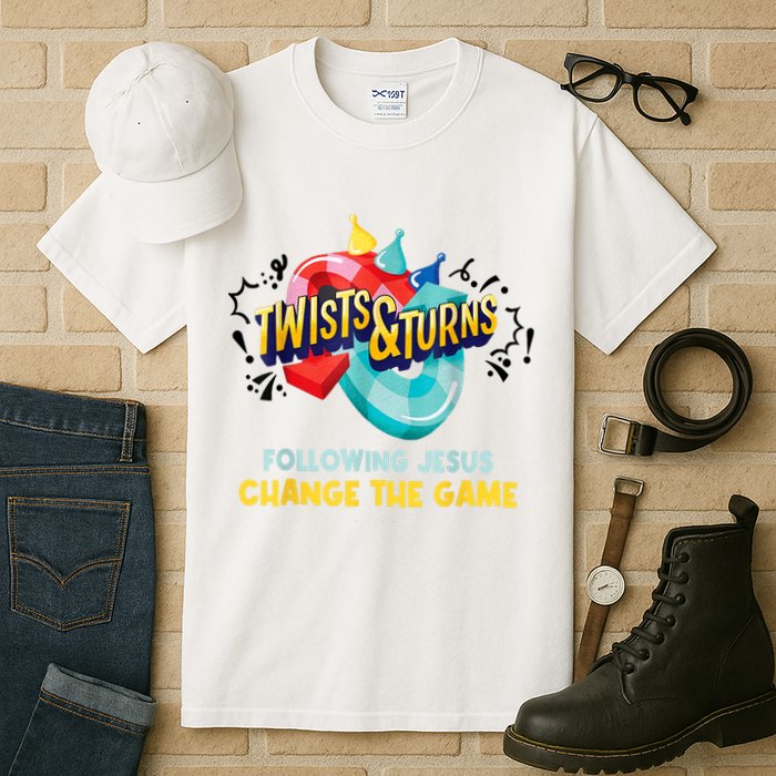 Twists And Turns VBS Follow Jesus Change The Games Tall T-Shirt