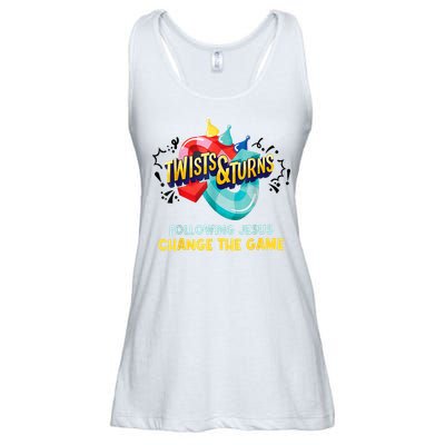 Twists And Turns VBS Follow Jesus Change The Games Ladies Essential Flowy Tank
