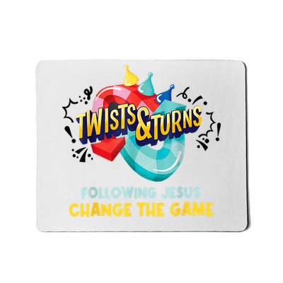 Twists And Turns VBS Follow Jesus Change The Games Mousepad