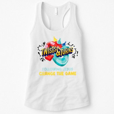 Twists And Turns VBS Follow Jesus Change The Games Womens Tank Top