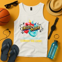Twists And Turns VBS Follow Jesus Change The Games Tank Top