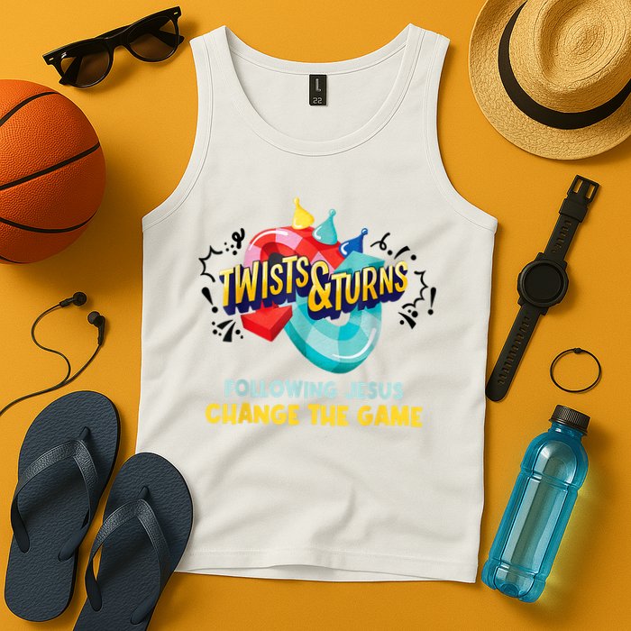 Twists And Turns VBS Follow Jesus Change The Games Tank Top