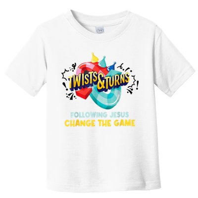Twists And Turns VBS Follow Jesus Change The Games Toddler T-Shirt