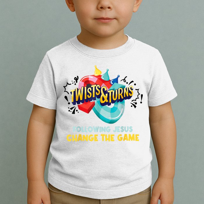 Twists And Turns VBS Follow Jesus Change The Games Toddler T-Shirt