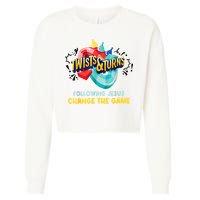 Twists And Turns VBS Follow Jesus Change The Games Cropped Pullover Crew