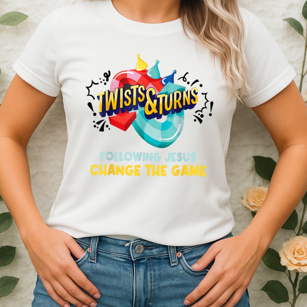 Twists And Turns VBS Follow Jesus Change The Games Womens T-Shirt