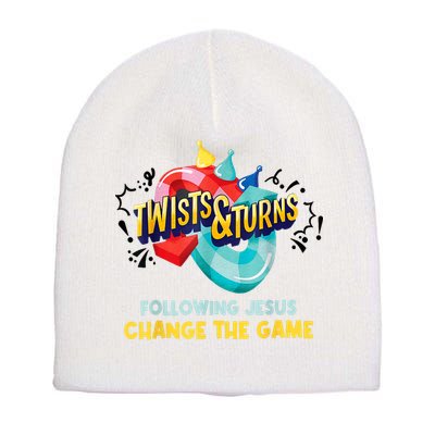 Twists And Turns VBS Follow Jesus Change The Games Short Acrylic Beanie