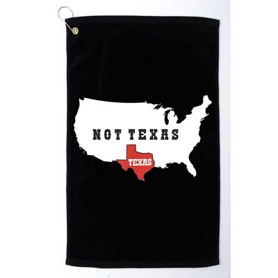 Texas And The Quote No Texas Golf Towel