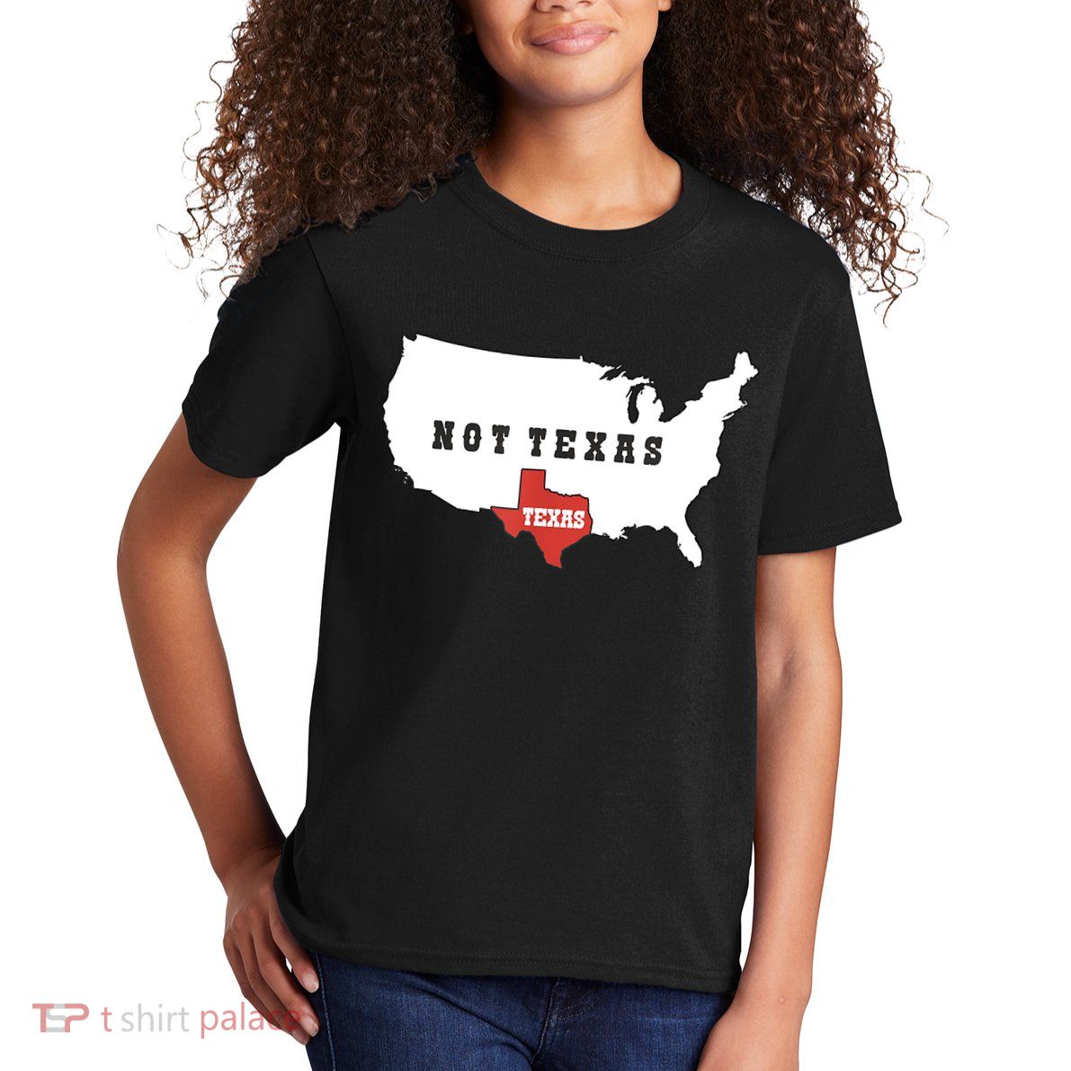 Texas And The Quote No Texas Kids T-Shirt