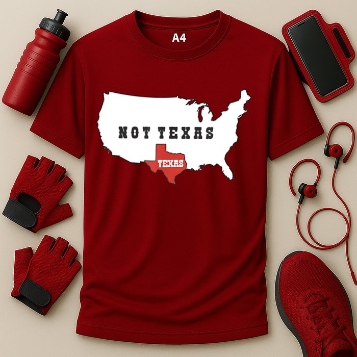 Texas And The Quote No Texas Performance Shirt