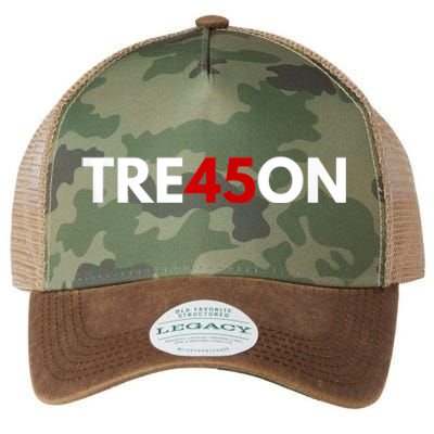 TRE45ON Anti Trump Treason 45 Legacy Tie Dye Trucker Hat