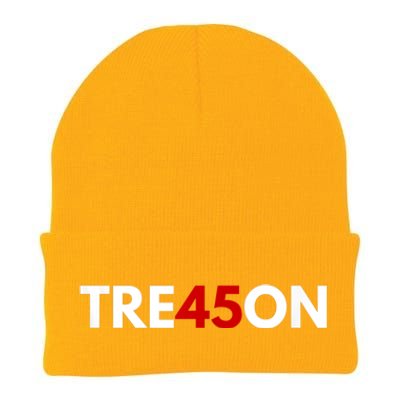 TRE45ON Anti Trump Treason 45 Knit Cap Winter Beanie