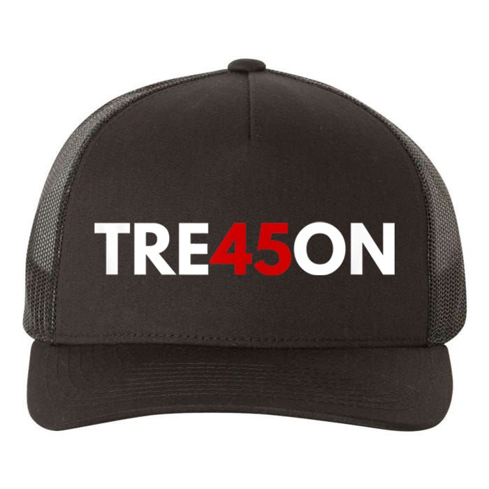 TRE45ON Anti Trump Treason 45 Yupoong Adult 5-Panel Trucker Hat