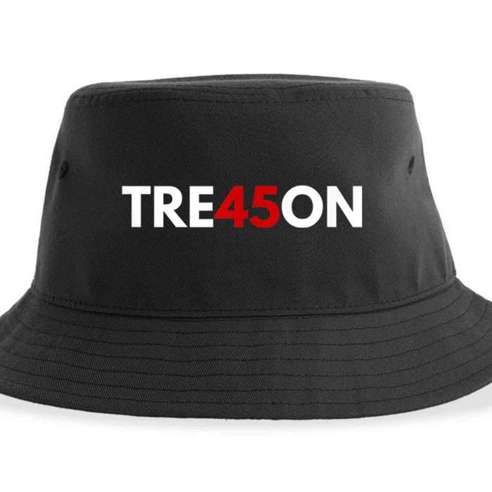 TRE45ON Anti Trump Treason 45 Sustainable Bucket Hat