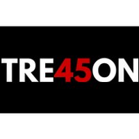 TRE45ON Anti Trump Treason 45 Bumper Sticker