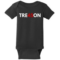 TRE45ON Anti Trump Treason 45 Baby Bodysuit