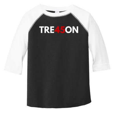 TRE45ON Anti Trump Treason 45 Toddler Fine Jersey T-Shirt