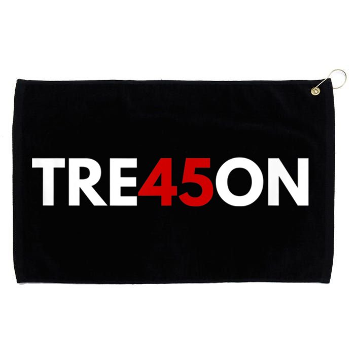 TRE45ON Anti Trump Treason 45 Grommeted Golf Towel