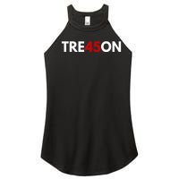 TRE45ON Anti Trump Treason 45 Women's Perfect Tri Rocker Tank