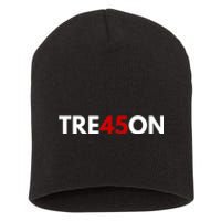 TRE45ON Anti Trump Treason 45 Short Acrylic Beanie