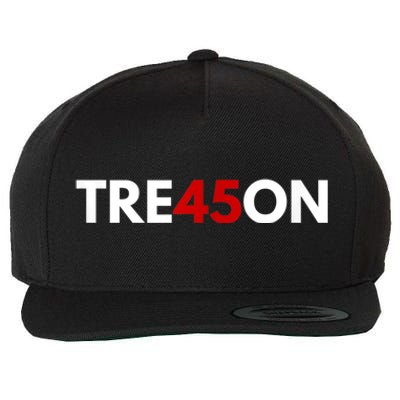 TRE45ON Anti Trump Treason 45 Wool Snapback Cap