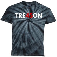 TRE45ON Anti Trump Treason 45 Kids Tie-Dye T-Shirt