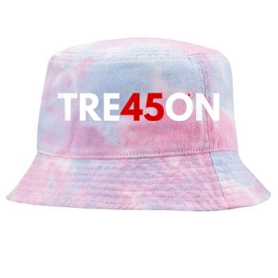 TRE45ON Anti Trump Treason 45 Tie-Dyed Bucket Hat