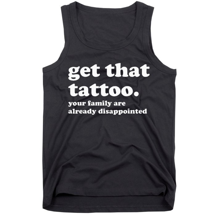 Tattoo Artist Tattoo Lover Tattooist Funny Saying Tank Top