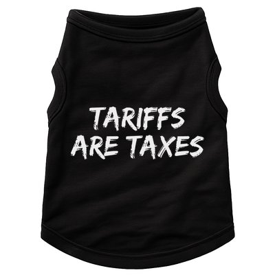 Tariffs Are Taxes Political View Against Tariffs Doggie Tank