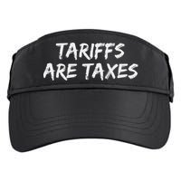 Tariffs Are Taxes Political View Against Tariffs Adult Drive Performance Visor