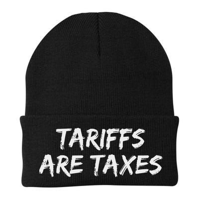 Tariffs Are Taxes Political View Against Tariffs Beanie