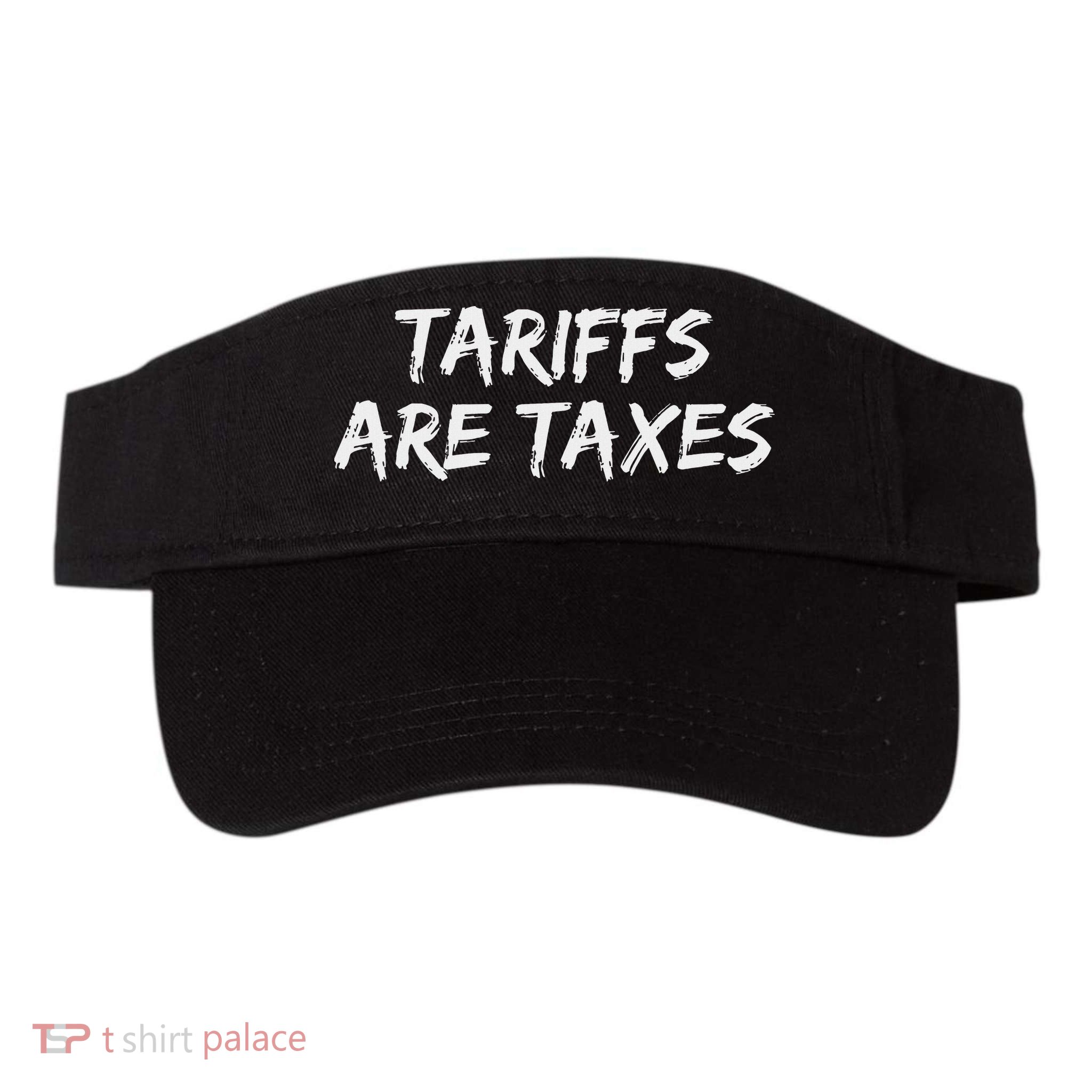 Tariffs Are Taxes Political View Against Tariffs Visor