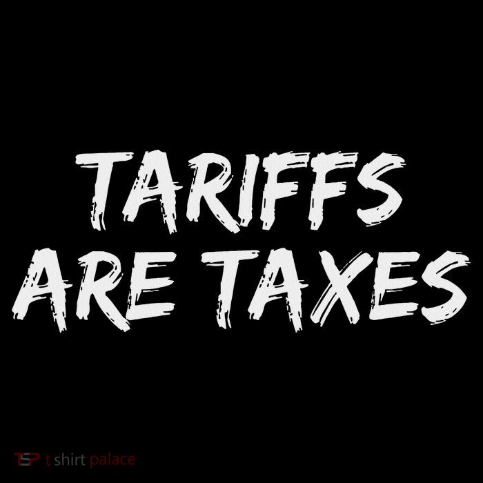 Tariffs Are Taxes Political View Against Tariffs Kids T-Shirt