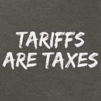Tariffs Are Taxes Political View Against Tariffs Cotton Canvas Backpack
