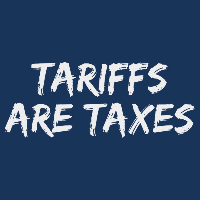 Tariffs Are Taxes Political View Against Tariffs Infant Baby Jersey Bodysuit