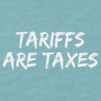 Tariffs Are Taxes Political View Against Tariffs Sueded Cloud Jersey T-Shirt