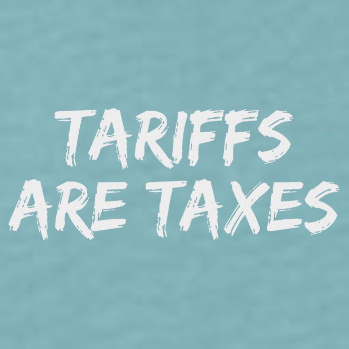 Tariffs Are Taxes Political View Against Tariffs Sueded Cloud Jersey T-Shirt