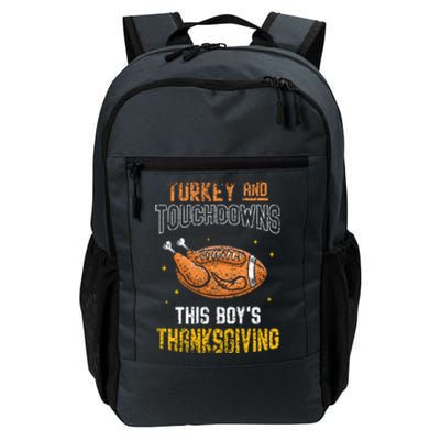 Turkey And Touchdowns: This S Thanksgiving Gratitude Gift Daily Commute Backpack