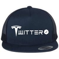 Twitter Combined Logo Flatbill Hat