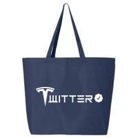 Twitter Combined Logo 25L Jumbo Tote
