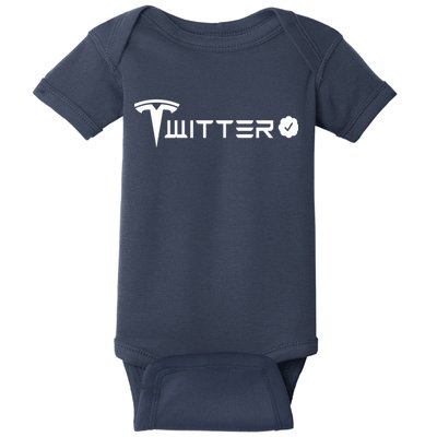 Twitter Combined Logo Baby Bodysuit