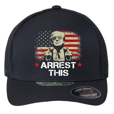 Trump Arrest This Funny Trump 2024 Convicted Felon Flexfit Unipanel Trucker Cap