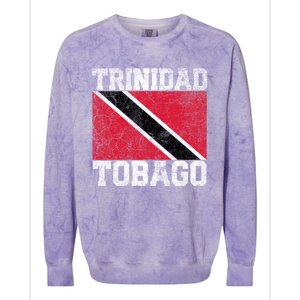 Trinidad And Tobago Flag National Pride Roots Country Family Gift Colorblast Crewneck Sweatshirt