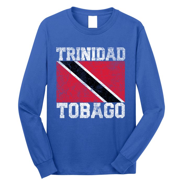 Trinidad And Tobago Flag National Pride Roots Country Family Gift Long Sleeve Shirt