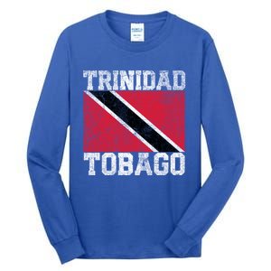 Trinidad And Tobago Flag National Pride Roots Country Family Gift Tall Long Sleeve T-Shirt