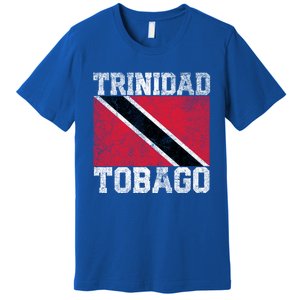 Trinidad And Tobago Flag National Pride Roots Country Family Gift Premium T-Shirt